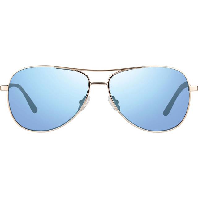 Revo RE 1156 RELAY PETITE Polarized 14CH Women's Sunglasses Gold Size 55 - Rose Gold (55)