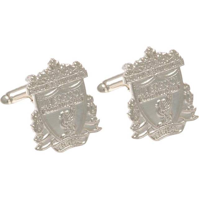 Liverpool FC Silver Plated Crest Cufflinks