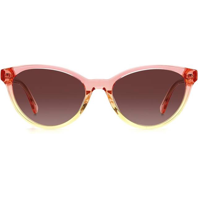 Kate Spade Adeline/G/S Asian Fit GVZ/HA Women's Sunglasses Pink Size 55 - Transparent Pink Yellow (55)