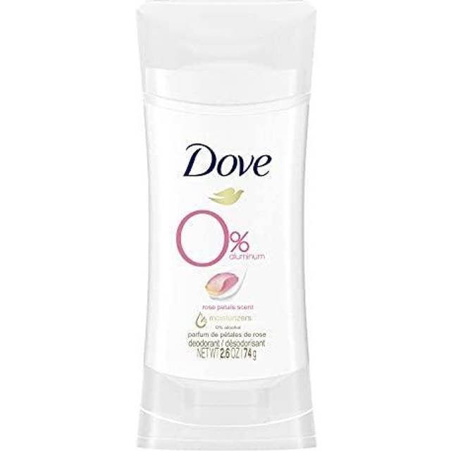 Dove, 0% Aluminum Deodorant, Rose Petals, 2.6 oz (74 g)