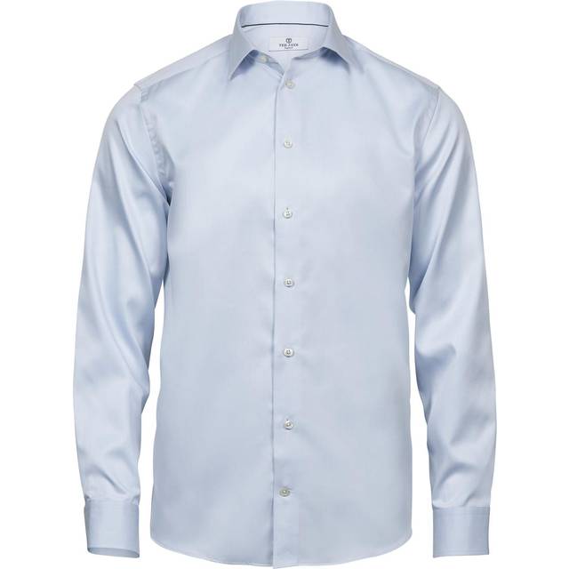 Tee Jays Mens Luxury Comfort Fit Long Sleeve Oxford Shirt M white