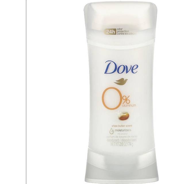 Dove, 0% Aluminum Deodorant, Shea Butter, 2.6 oz (74 g)