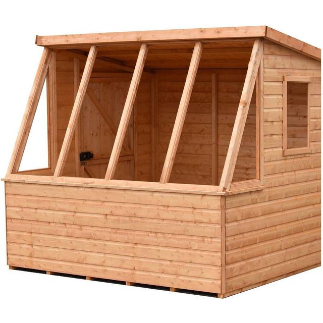 Shire Iceni Potting Shed 8x6 - Left Door (A) - Honey Brown