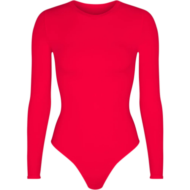 Skims Womens Sien Fits Everybody Round-neck Stretch-woven Body Xxxl - SIENNA