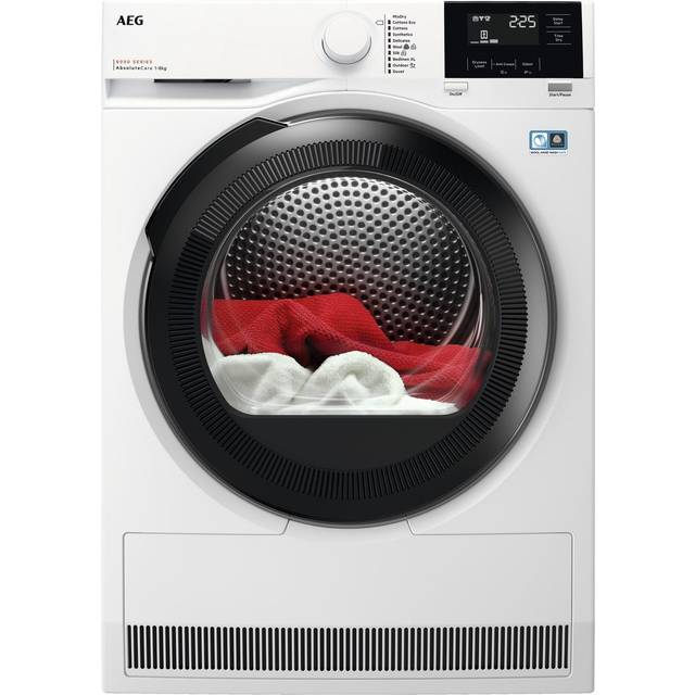 AEG TR818P4B 8kg Heat Pump Tumble Dryer - A++ Rated - White