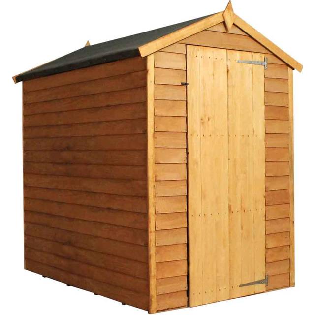 Mercia 6 x 4ft Overlap Apex Shed - Mercia Garden - Brown - 4 x 6ft