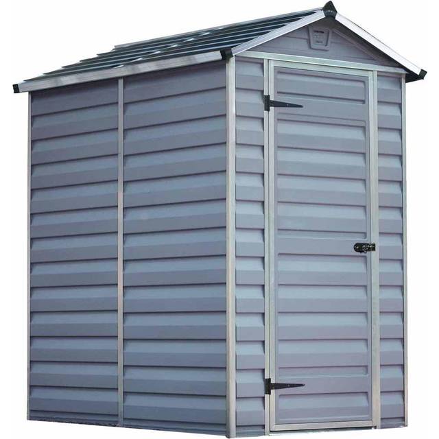 4' x 6' Palram Canopia Grey Skylight Plastic Shed (1.21m x 1.77m)