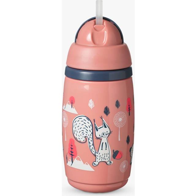 Tommee Tippee Insulated Straw Cup for Toddlers, 12m+, Leak and Shake-Proof, Hygienic Antibacterial Straw, 266ml, 1 Pack, Mint