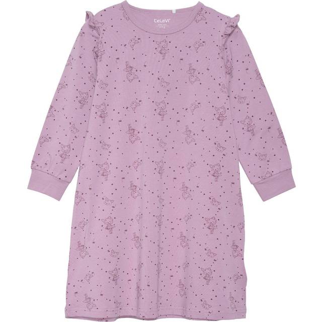 CELAVI Nightdress -Aop |Kräm |110
