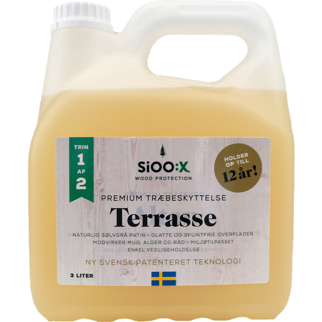 SiOO:X Træbeskyttelse til terrasse 3 L