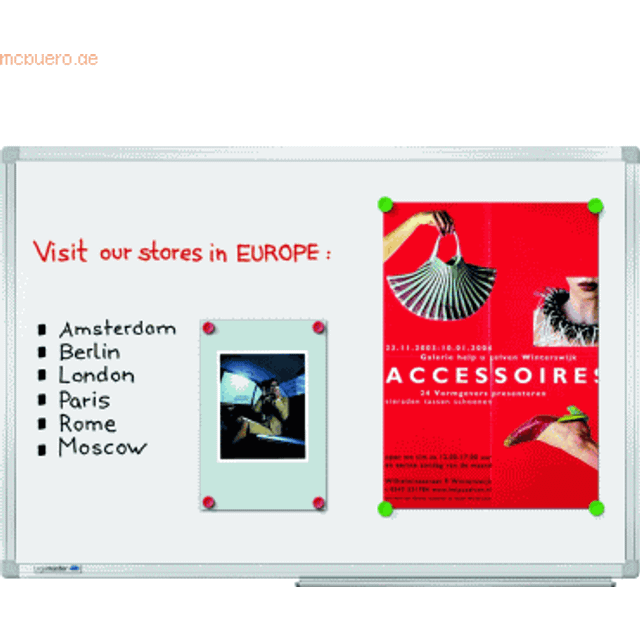 Legamaster Universal Plus Whiteboard 90X120CM