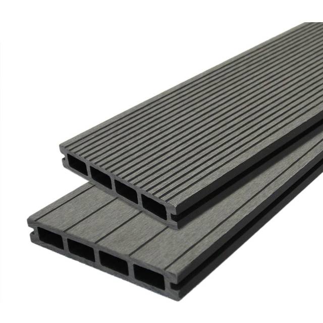 Composite Decking Boards Edging Wood Plastic Fixings Pack  / 8 SQM Castle Grey