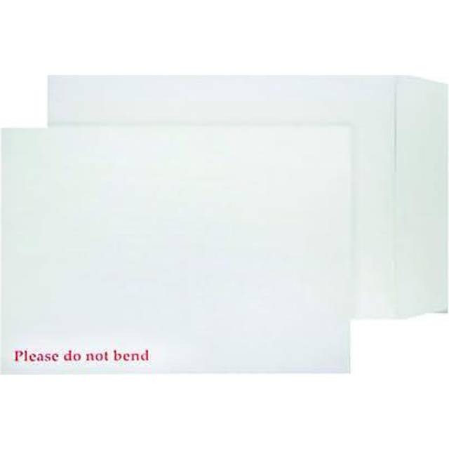 Q-Connect C4 Envelopes Board Back Peel/Seal 120gsm White Pk 125-KF3525