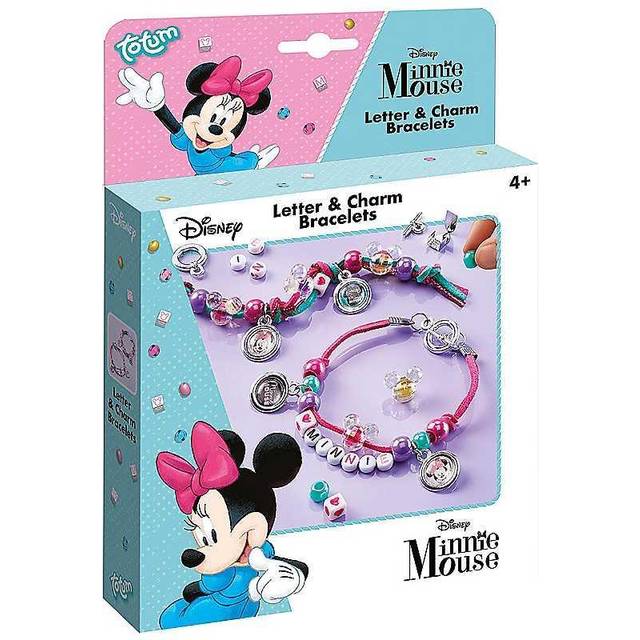 Minnie Mouse Letter and Charm Jewellery - Purple
