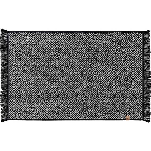 Mette Ditmer Morocco badrumsmatta 50x80 cm Black-white - Svart