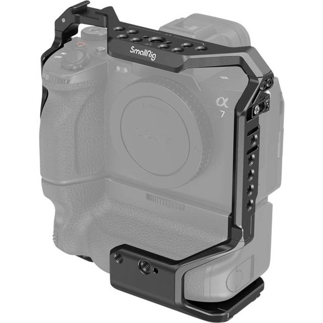 SmallRig Cage for Sony Alpha 7S III/Alpha 7 IV/Alpha 7R IV/Alpha 1 with VG-C4EM Battery Grip - 3594