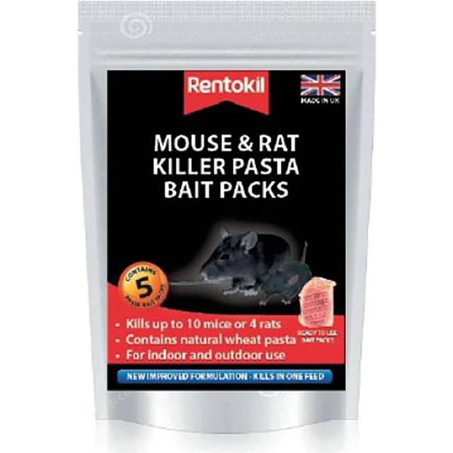 Rentokil Mouse & Rat Killer Pasta Bait Packs - 5 Sachet