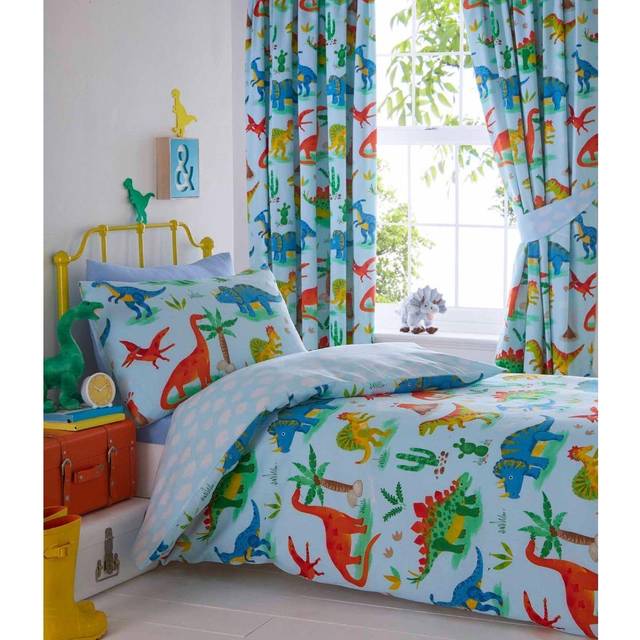 Dinosaur duvet cover bed set bedding quilt cover or curtains