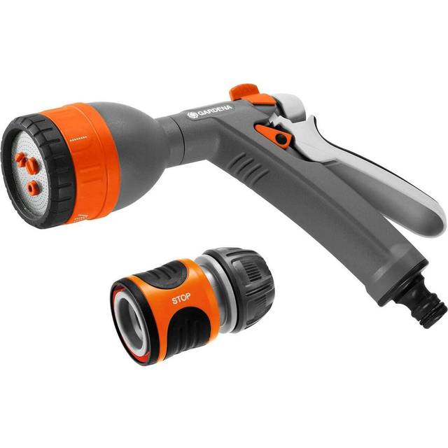 Gardena 4 Pattern Cleaning and Water Spray Gun Set