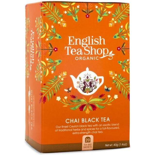 English Tea Shop Organic Chai Black Tea 20 Bags