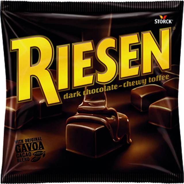 Riesen Dark Chocolate Toffee 150g