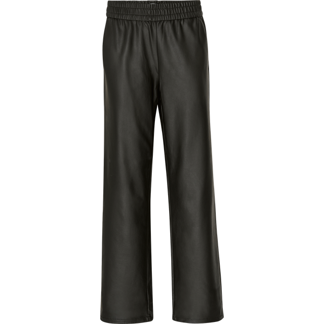 Onlpopstar Straight Fit Synthetic Leather Trousers