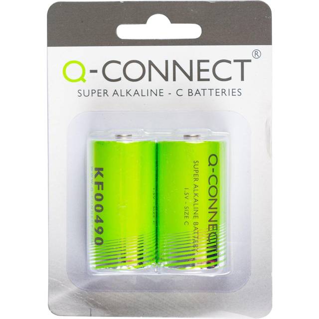 Q-Connect Size C Battery (2 Pack) KF00490