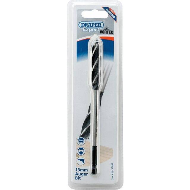 Draper Expert 4 Fluted Vortex Auger Drill Bit 13mm 165mm