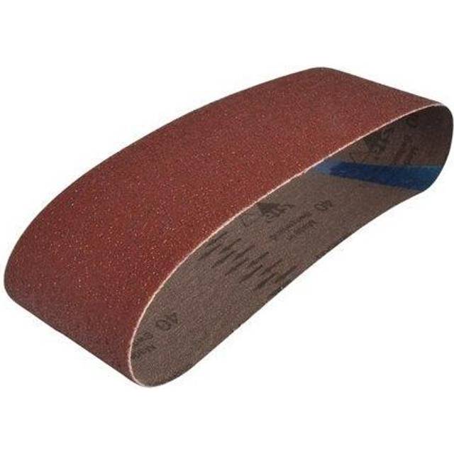 Faithfull Cloth Sand Belts 75mm x 533mm 75mm x 533mm 40g Pack of 3