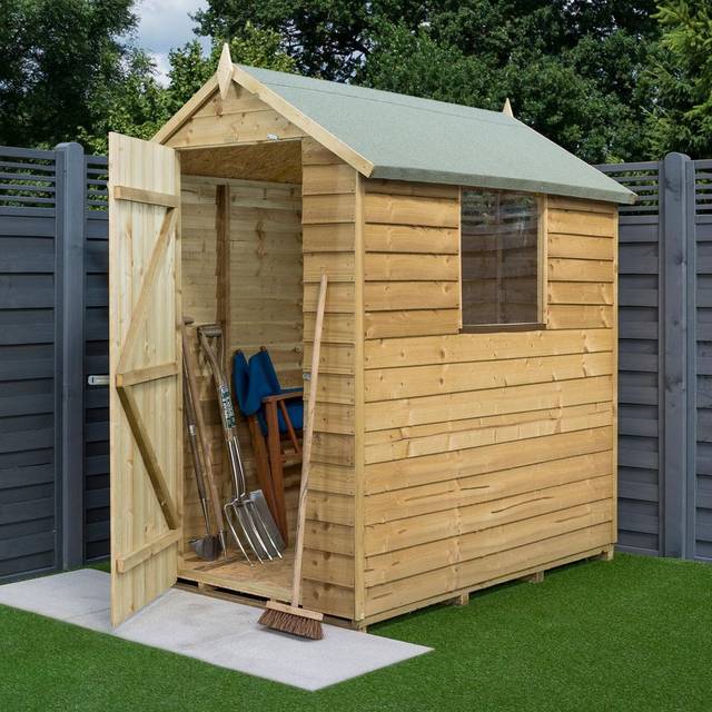 Rowlinson Overlap Apex Shed 6X4