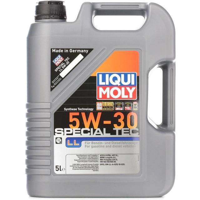 Liqui Moly Special Tec LL 5W-30 5l Motorolja 1193 BMW: 3 Sedan, 5 Sedan, 7, TOYOTA: Avensis III Kombi, Corolla IX Hatchback, VOLKSWAGEN: Golf 5