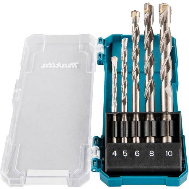 Makita D-72877 TCT Masonry Drill Bit Set 5PC