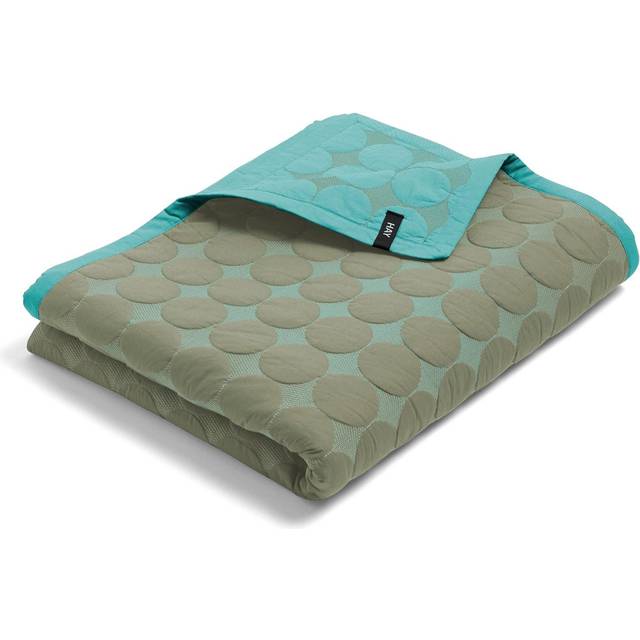 Hay Mega Dot Sengetæppe Sort, Gul, Blå, Grøn, Grå, Beige (245x195cm)