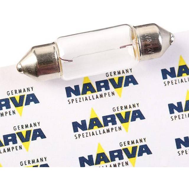 NARVA Glödlampor 171253000 12 5 C5W T10,5x38 SV8.5 VOLVO: XC70 II Kombi, XC90 I, V60 I, VOLKSWAGEN: Golf 4, Caddy 3, Golf 5, AUDI: A6 C6 Avant