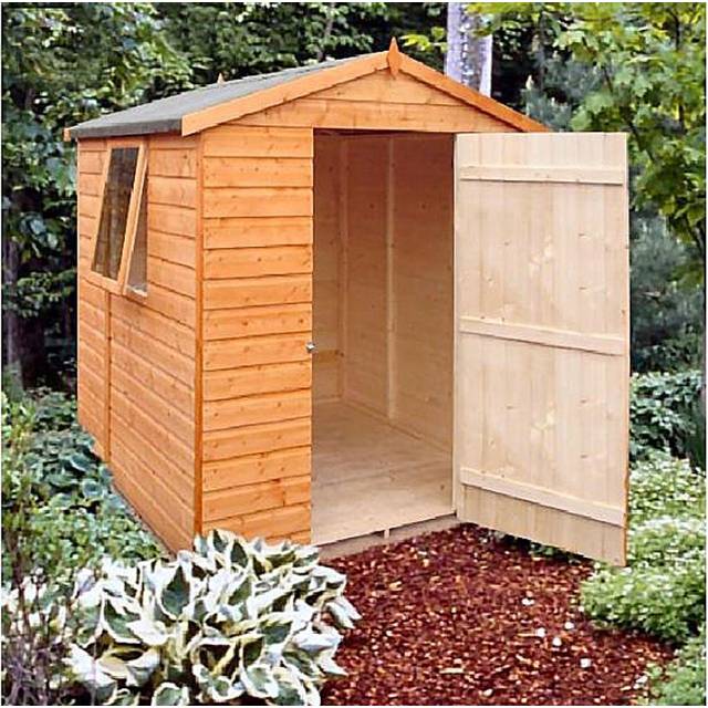 Shire Faroe Shed 6x6 - Honey Brown