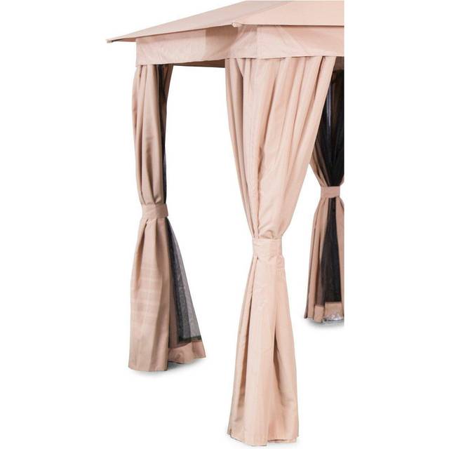 Luxor paviljongväggar beige 6-kantig - Beige