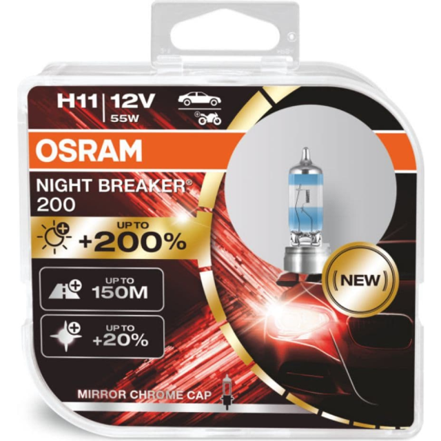 OSRAM NIGHT BREAKER 200 - H11 - 1-pack