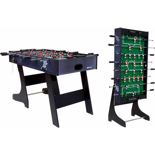 Charles Bentley Premium 4ft Football Table Folding Games Table Foosball Sports