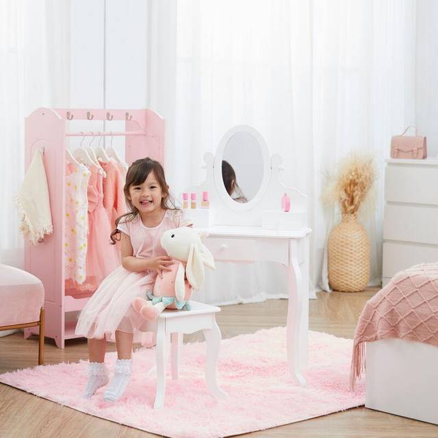 Fantasy Fields - Little Princess Rapunzel Medium Vanity - White, White