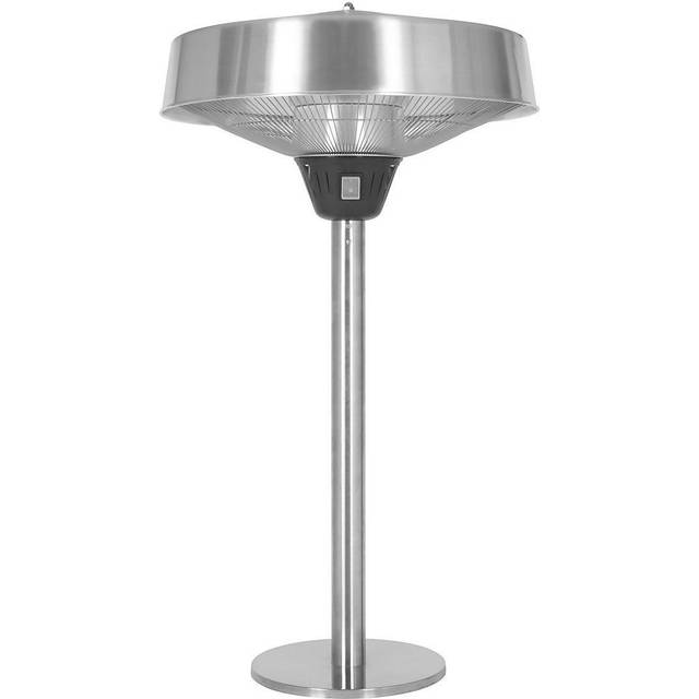 La Hacienda Silver Tabletop Halogen Heater