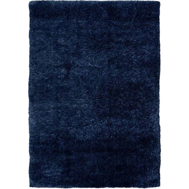 Homemaker Supersoft Plain Rug Navy 080X150Cm, Blue
