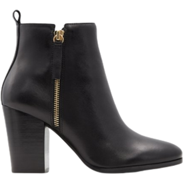 ALDO womens Noemieflex Block Heel Ankle Boot  Cognac  8.5 US