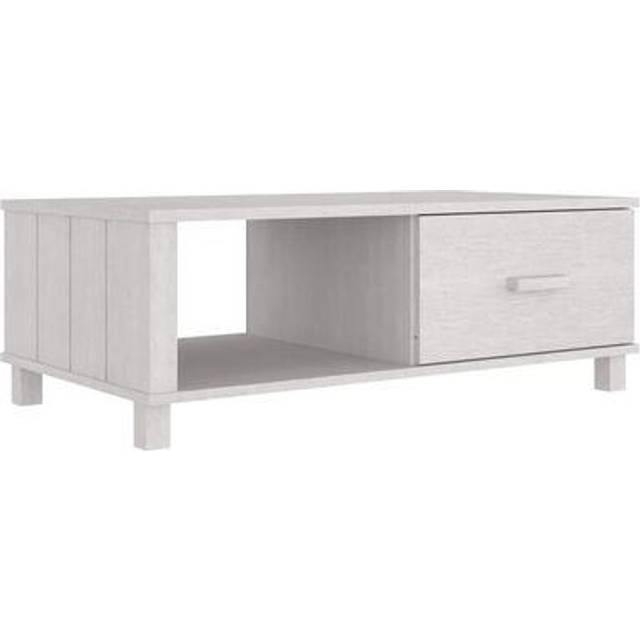 vidaXL Coffee Table HAMAR Honey Brown 100x55x35 cm Solid Wood Pine
