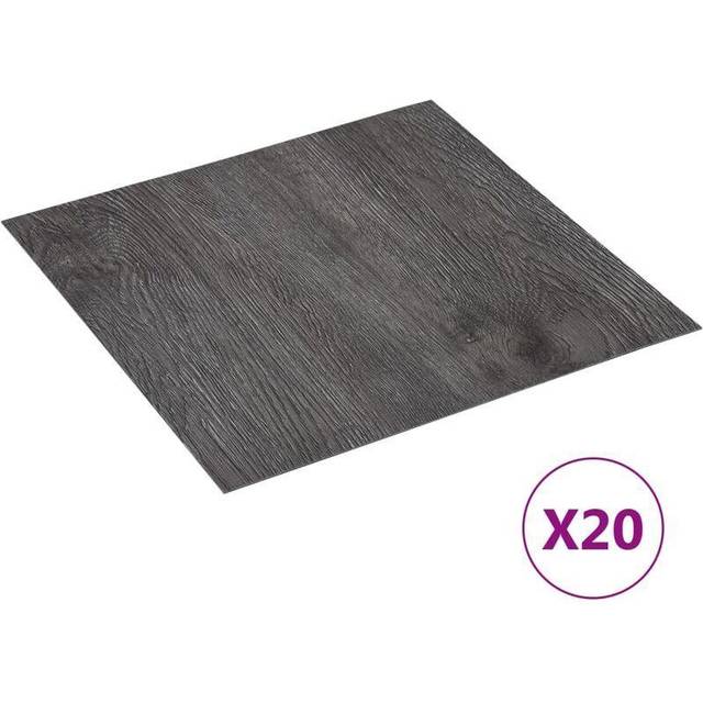 vidaXL Self-adhesive Flooring Planks 20 pcs PVC 1.86 m² Brown