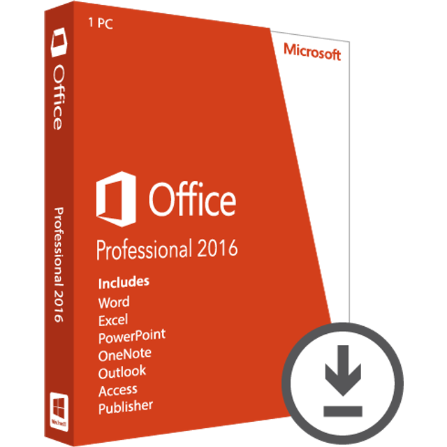 Microsoft Office Professional Plus 2016 Key (Digital Download)