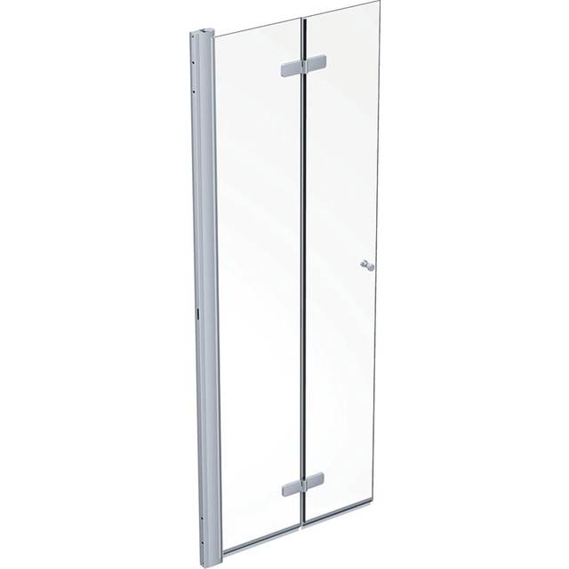 Ifö Showerama Duschdörr silver/klarglas, vänster 80 cm