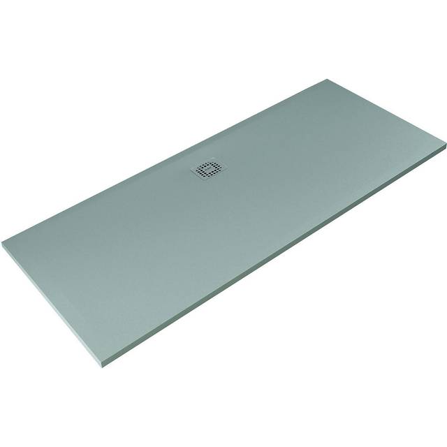 RAK Ceramics Feeling Rectangular Bathtub Replacement Shower Tray | Grey | Stainless Steel | 1700mm x 700mm