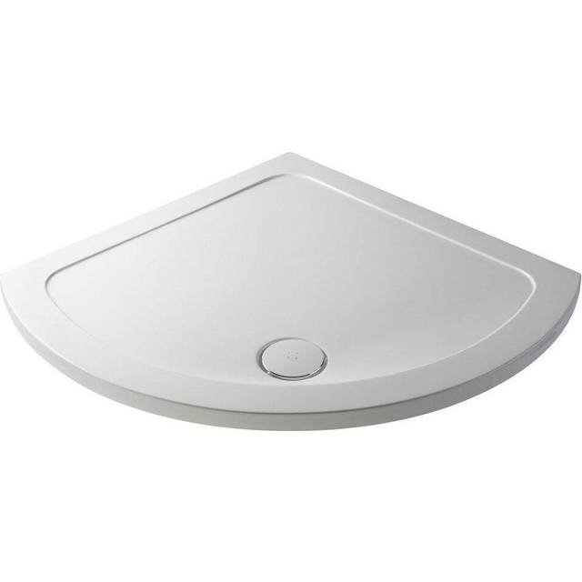 Hudson Reed Single Entry Shower Tray 860x860mm - White, White