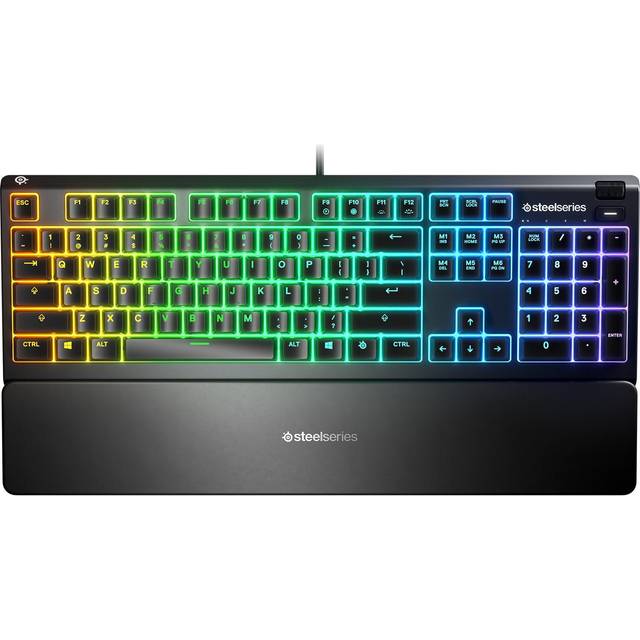 STEELSERIES Apex 3 Gaming Keyboard, Black