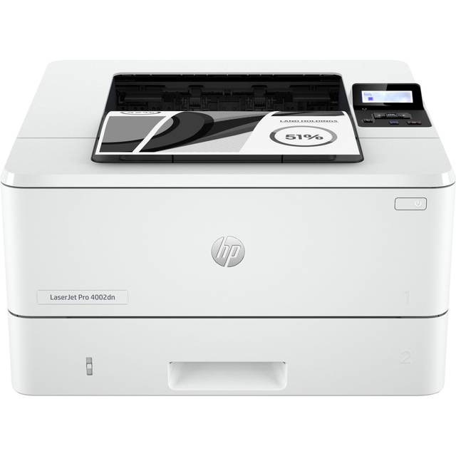 HP LaserJet Pro 4002dn Laserdrucker, Automatischer beidseitiger Druck, Hohe Druckgeschwindigkeit, Hi-Speed USB, Ethernet, HP Smart App, HP Wolf Pro Security